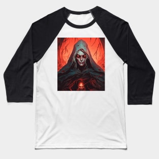 Necromancer Summoning Portal Warlock Baseball T-Shirt